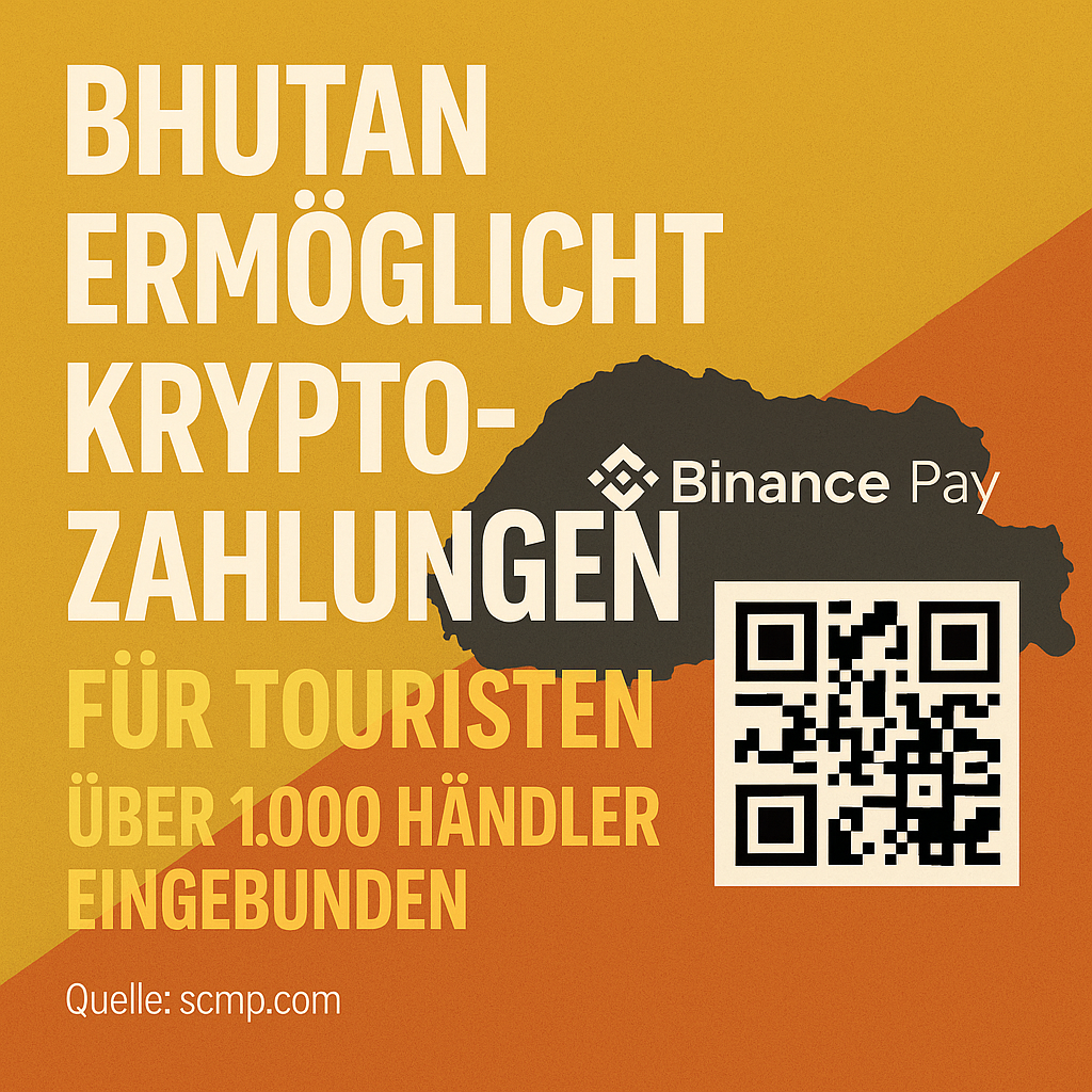 Bhutan ermöglicht Krypto-Zahlungen für Touristen – über 1.000 Händler eingebunden