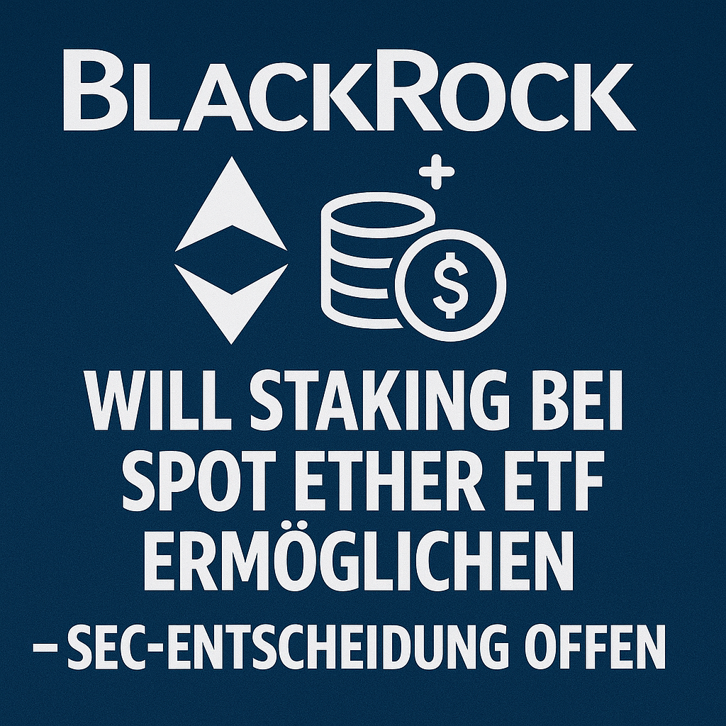 BlackRock will Staking bei Spot Ether ETF ermöglichen – SEC Entscheidung offen