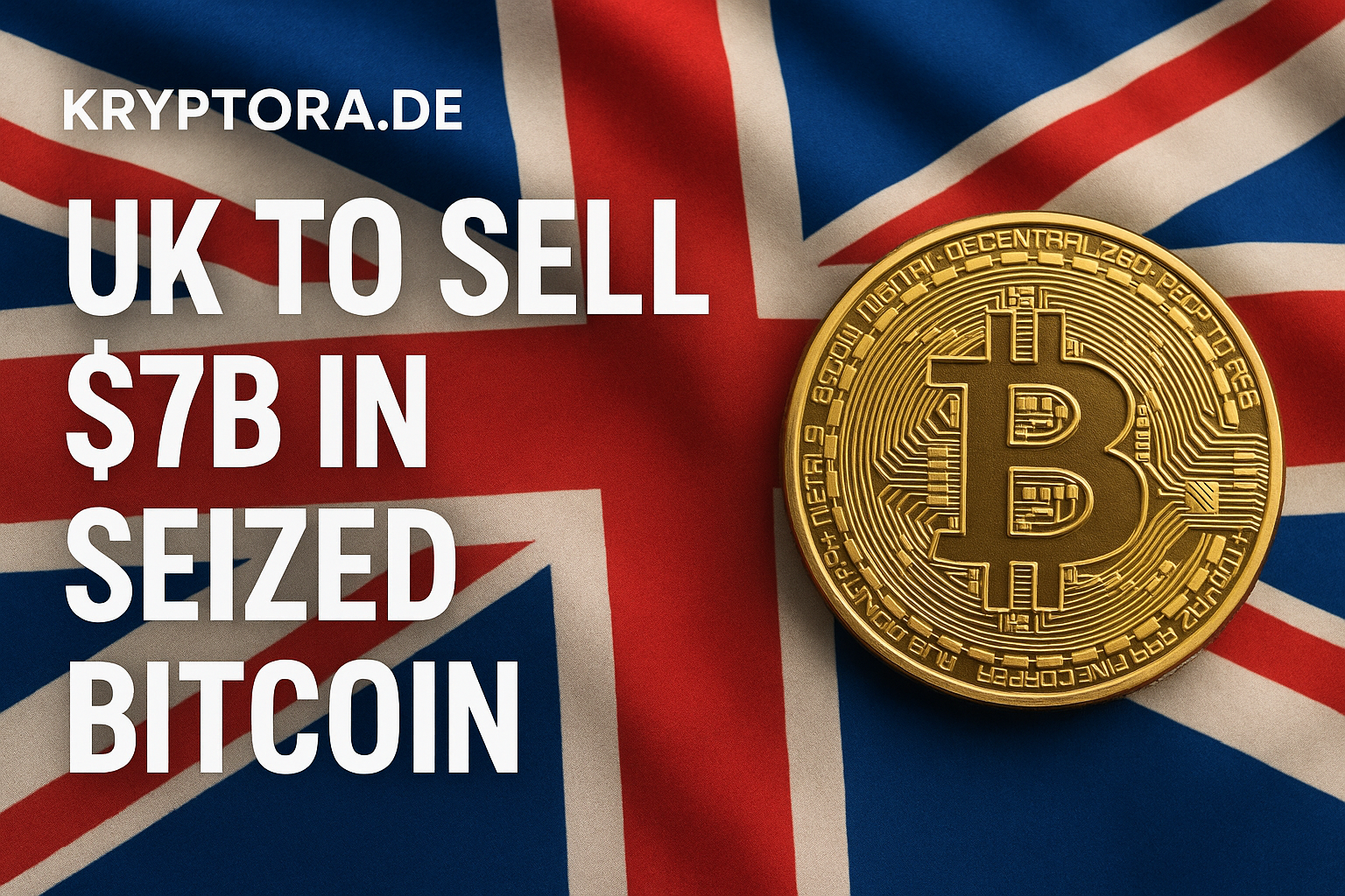 Britische Regierung plant massiven Bitcoin-Verkauf