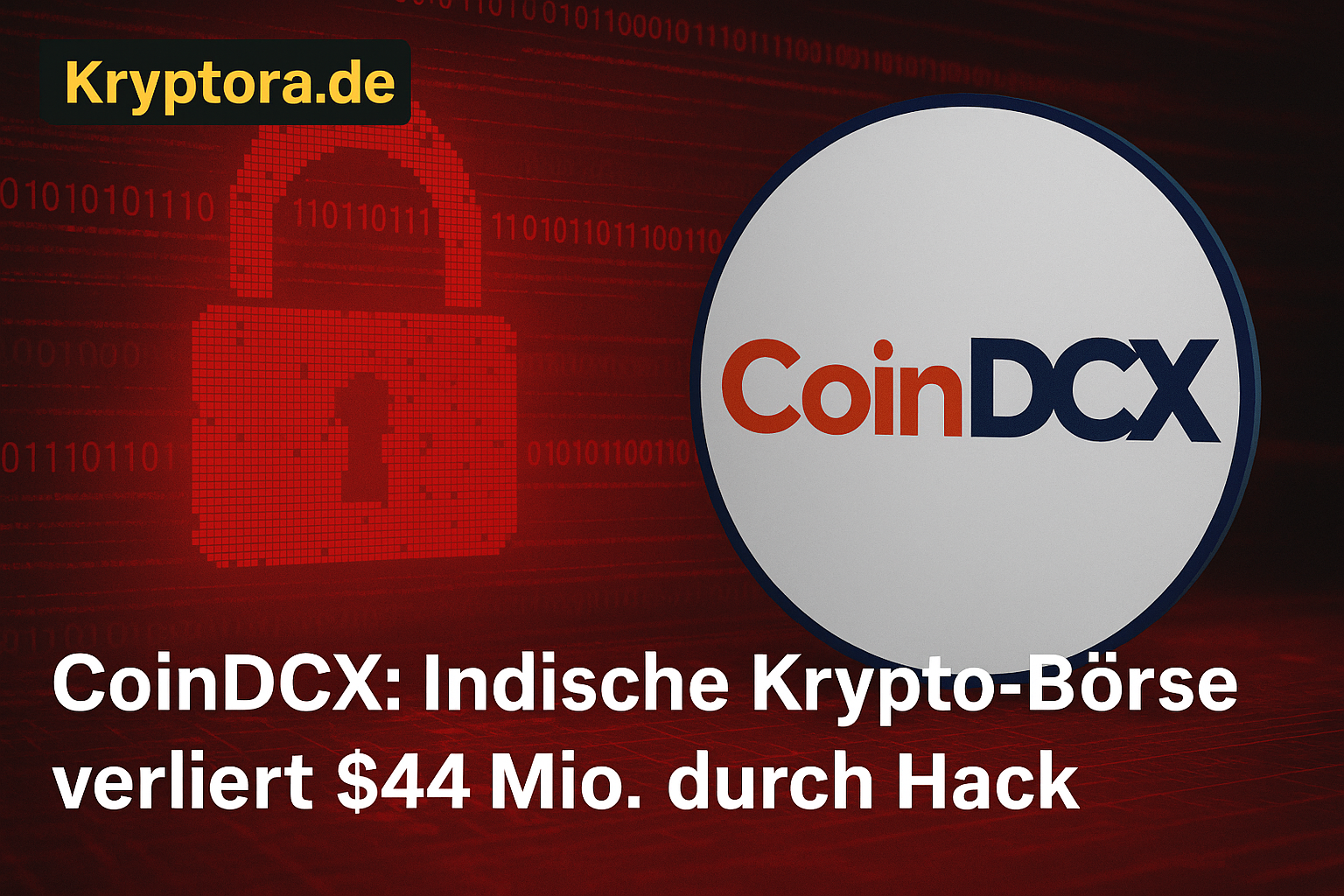 CoinDCX: Indische Krypto-Börse verliert $44 Mio. durch Hack