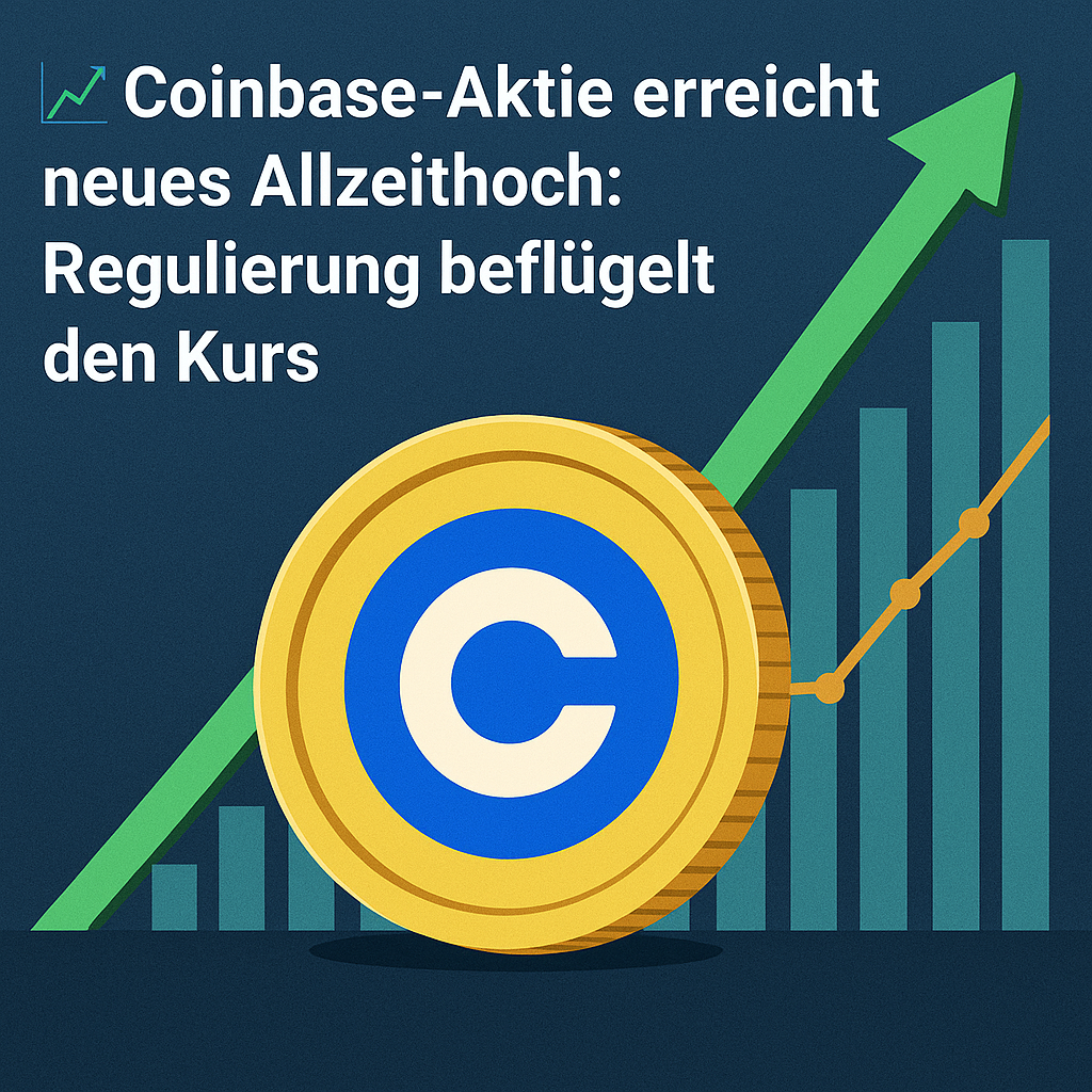 Coinbase-Aktie erreicht neues Allzeithoch: Regulierung beflügelt den Kurs