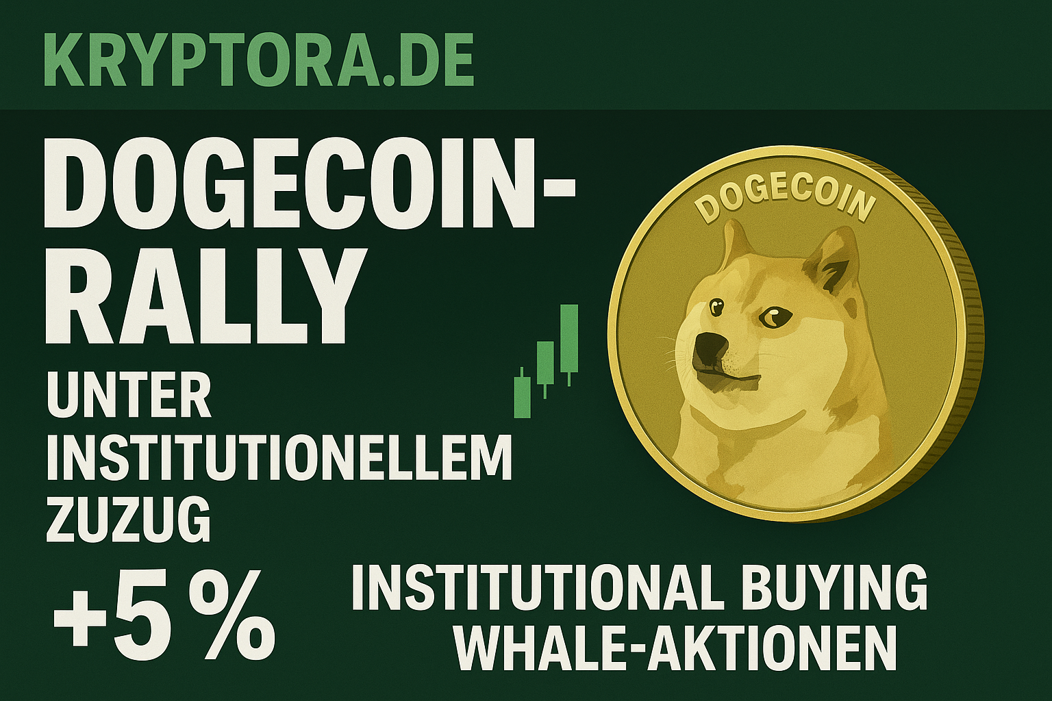 DOGECOIN-RALLY UNTER INSTITUTIONELLEM ZUZUG