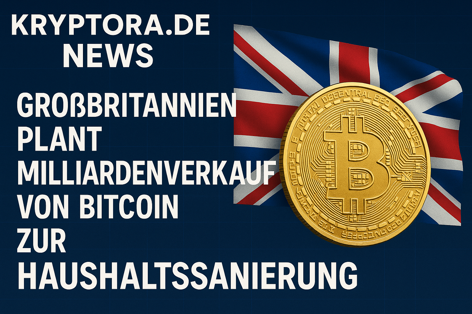 Großbritannien plant Milliardenverkauf von Bitcoin zur Haushaltssanierung