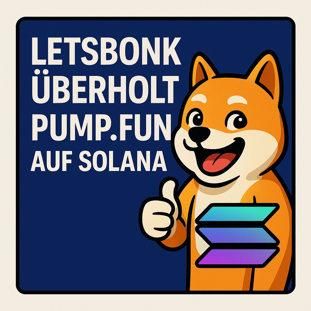 LetsBonk überholt Pump.fun auf Solana