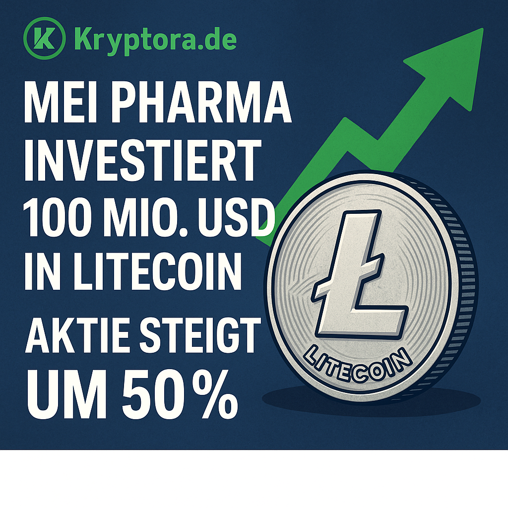 MEI Pharma investiert 100 Mio. USD in Litecoin – Aktie steigt um 50 %