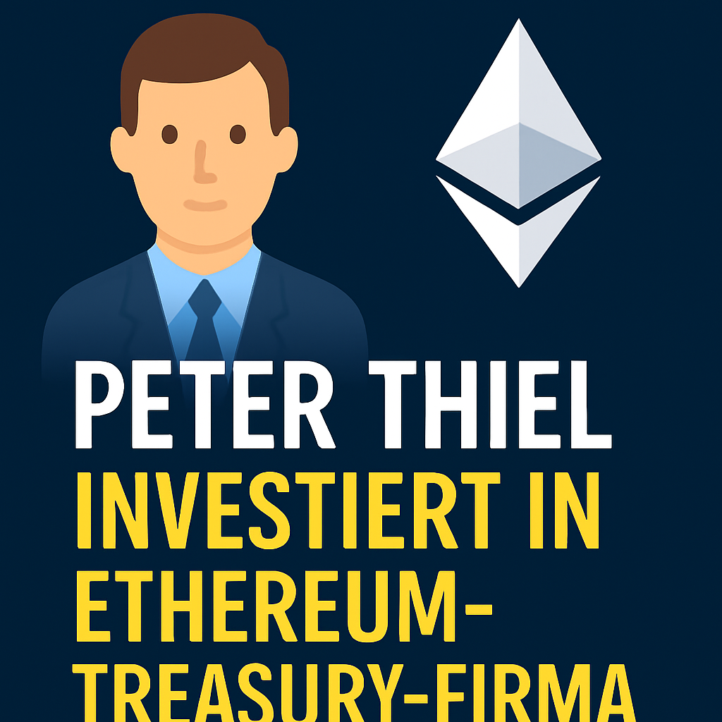 Peter Thiel investiert in Ethereum-Treasury-Firma