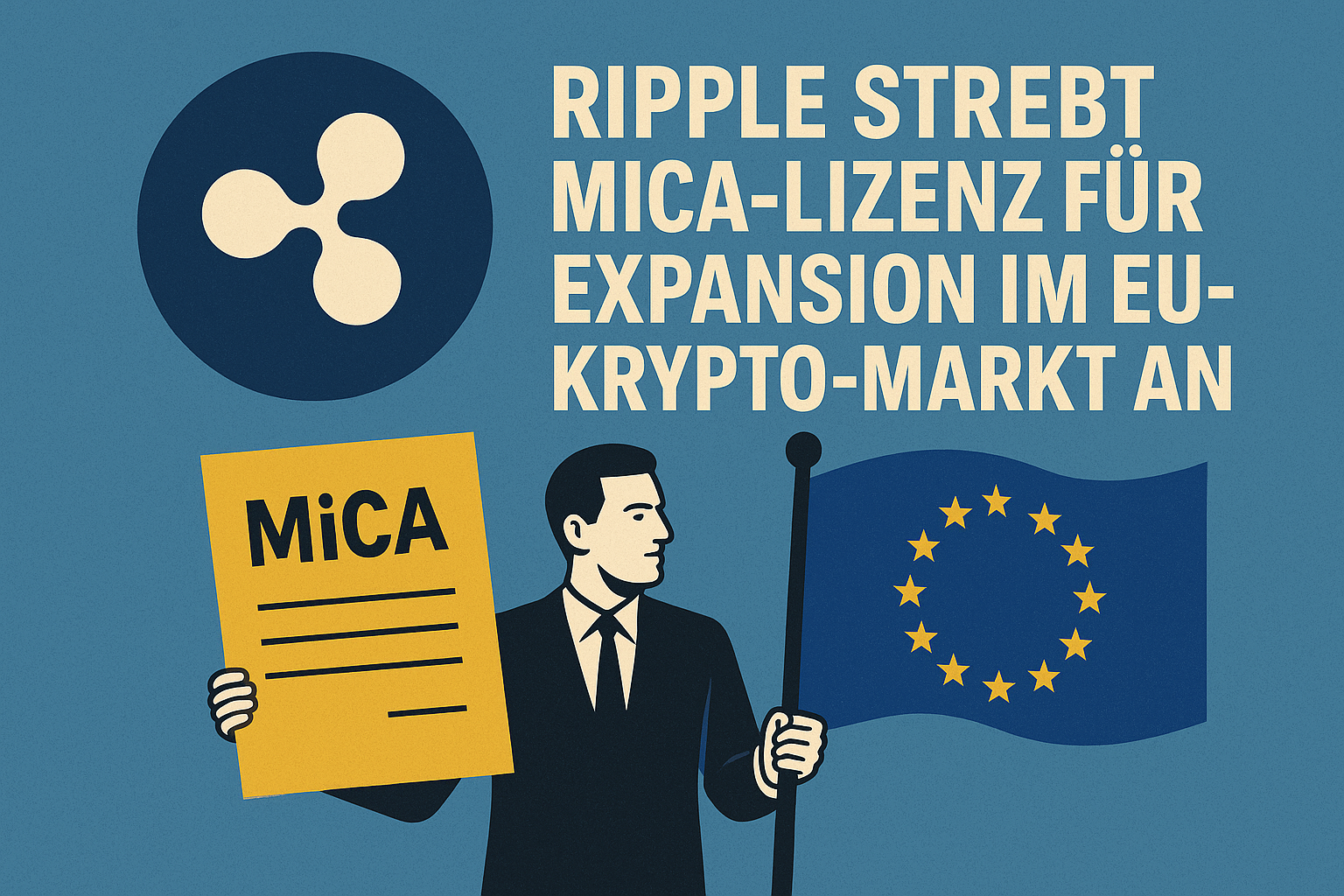 Ripple strebt MiCA-Lizenz für Expansion im EU-Krypto-Markt an