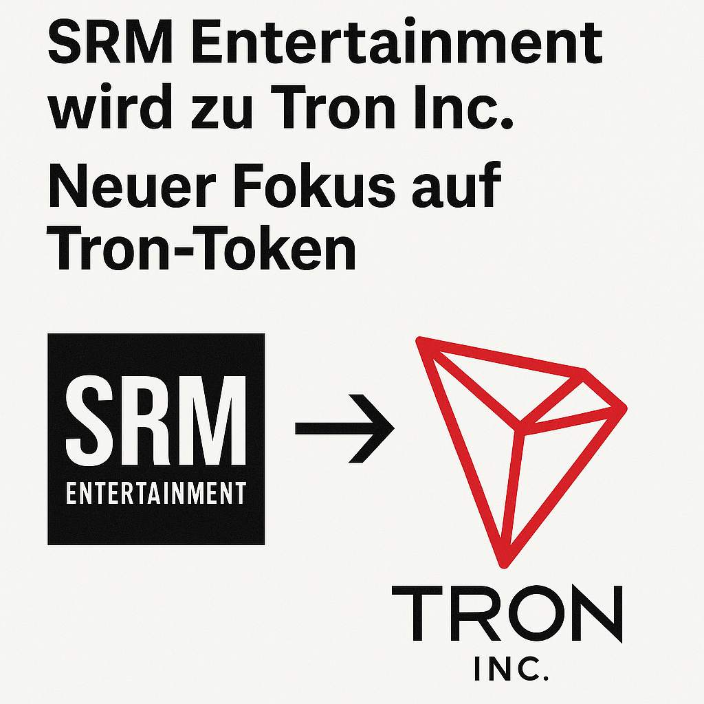 SRM Entertainment wird zu Tron Inc. – Neuer Fokus auf Tron-Token