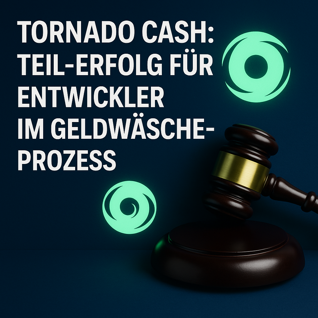 Tornado Cash: Teil-Erfolg für Entwickler im Geldwäsche-Prozess