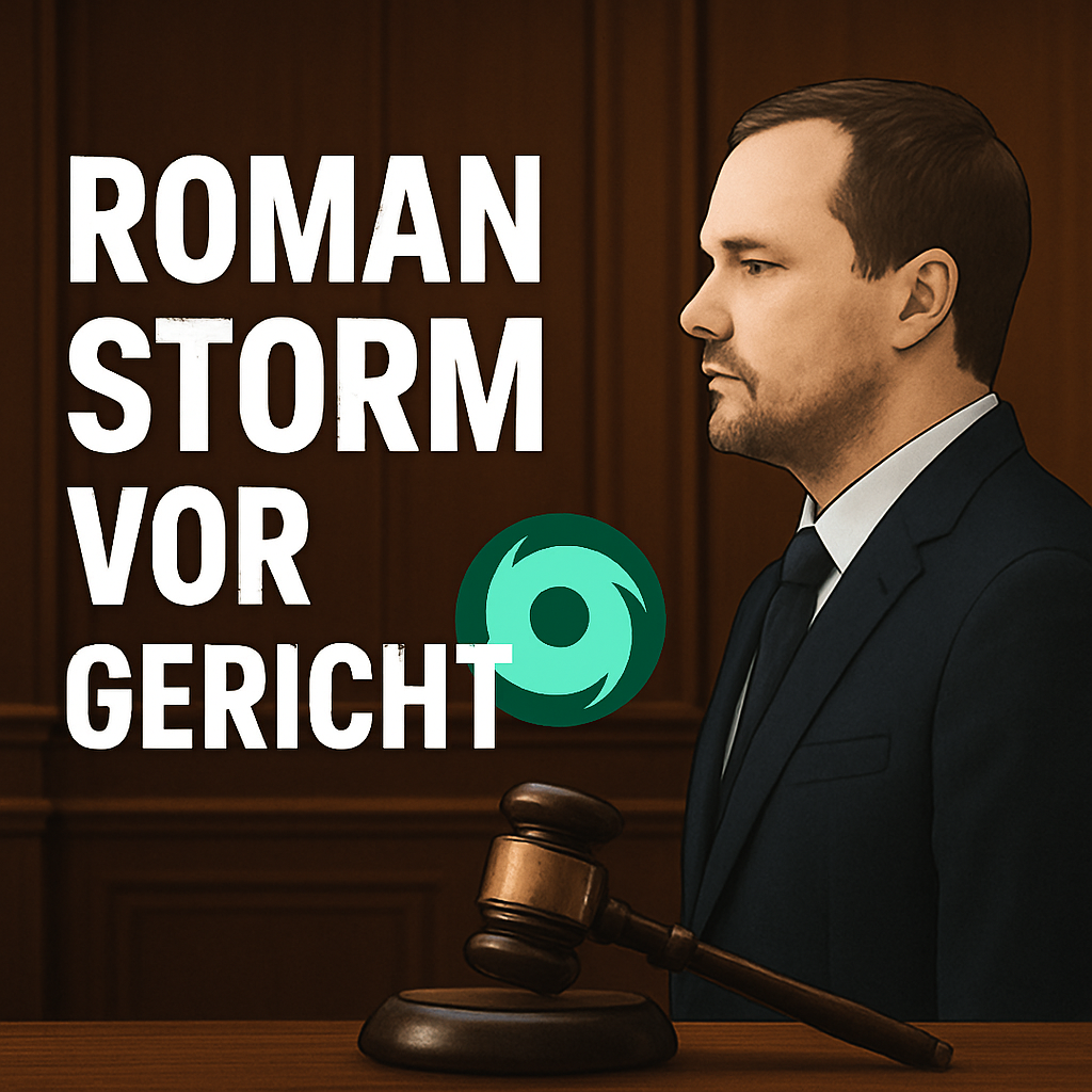 Tornado Cash‑Co‑Gründer Roman Storm vor Gericht. Bild ist KI generiert. Hinweis: Dieses Bild wurde mit Hilfe künstlicher Intelligenz generiert und dient ausschließlich der redaktionellen Darstellung. Ähnlichkeiten mit realen Personen sind zufällig. Es handelt sich nicht um ein echtes Foto.