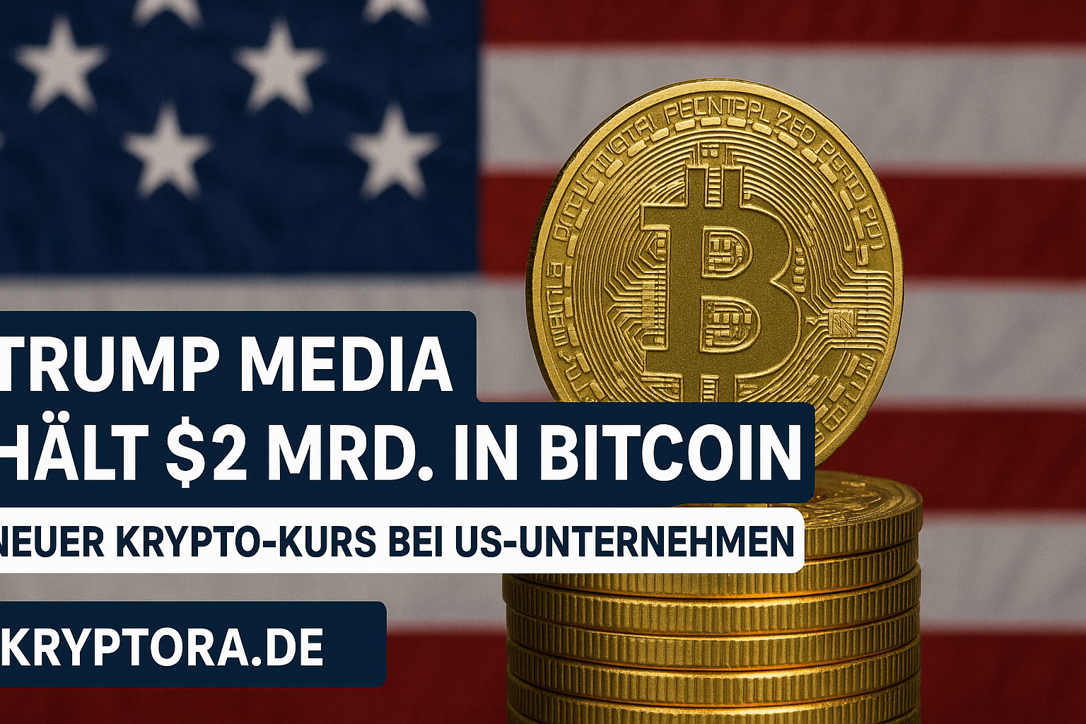 Trump Media hält $2 Mrd. in Bitcoin – Neuer Krypto-Kurs bei US-Unternehmen