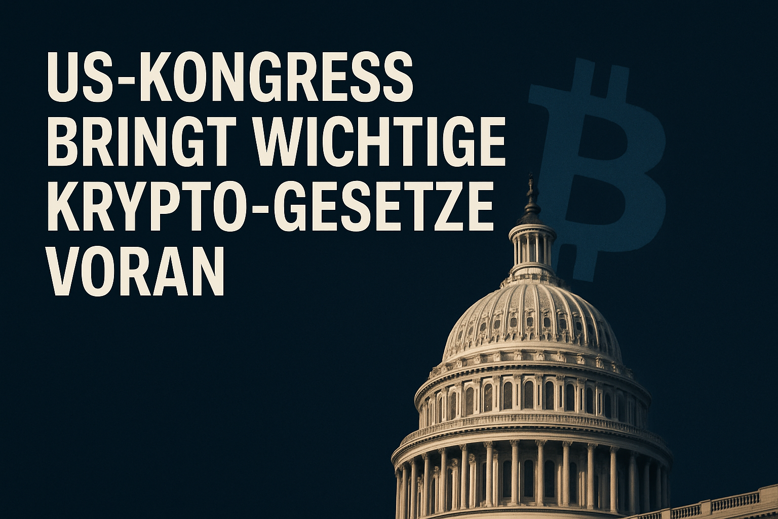 US-Kongress bringt wichtige Krypto-Gesetze voran