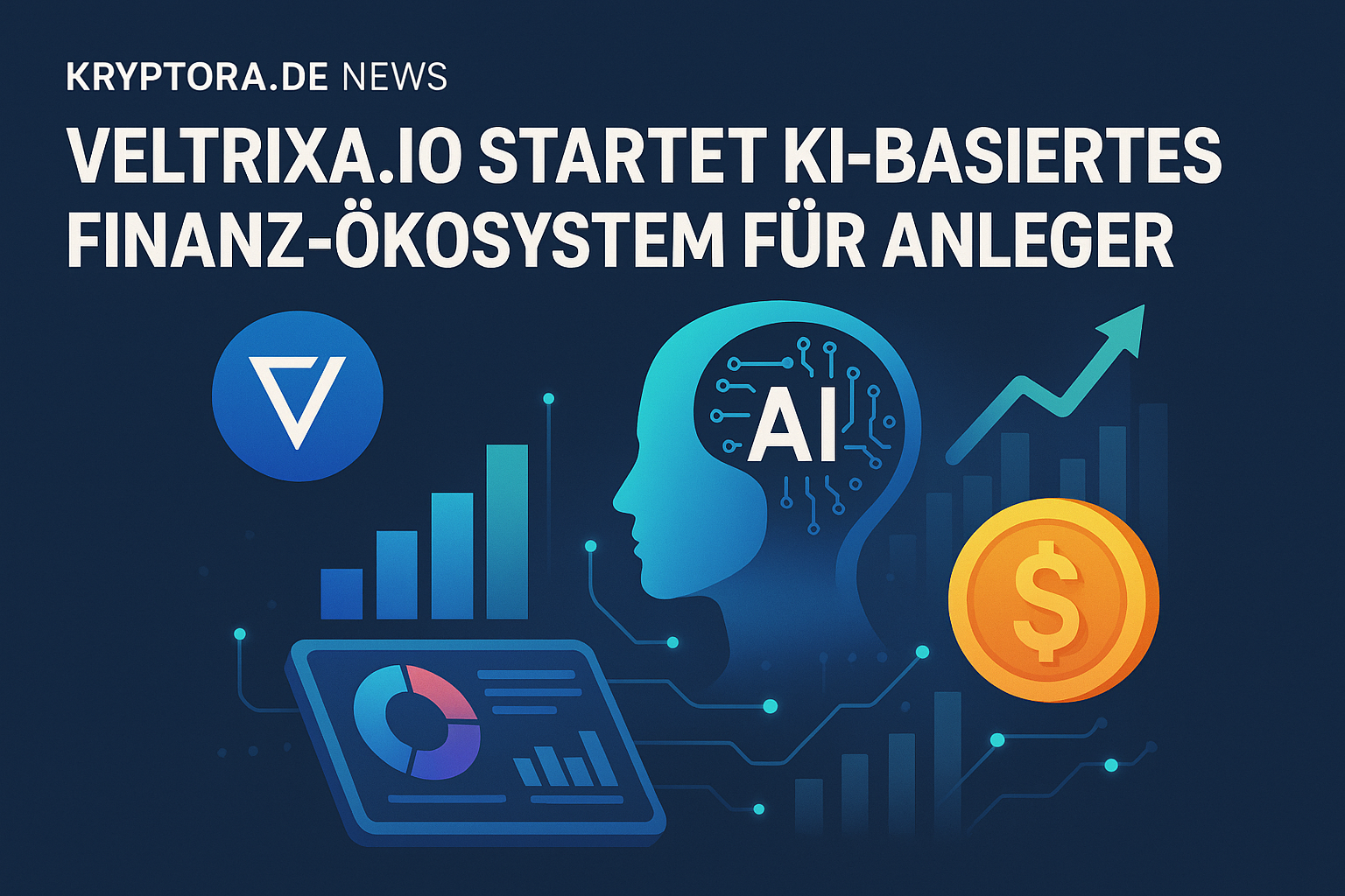 Veltrixa.io startet KI-basiertes Finanz-Ökosystem für Anleger